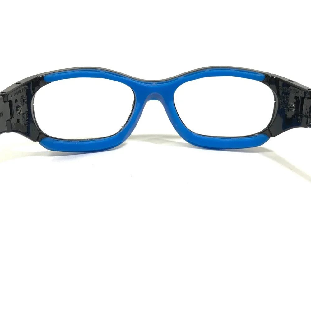 Rec Specs Athletic Goggles Frames SLAM XL #225 Polished Black Blue 55-19-135